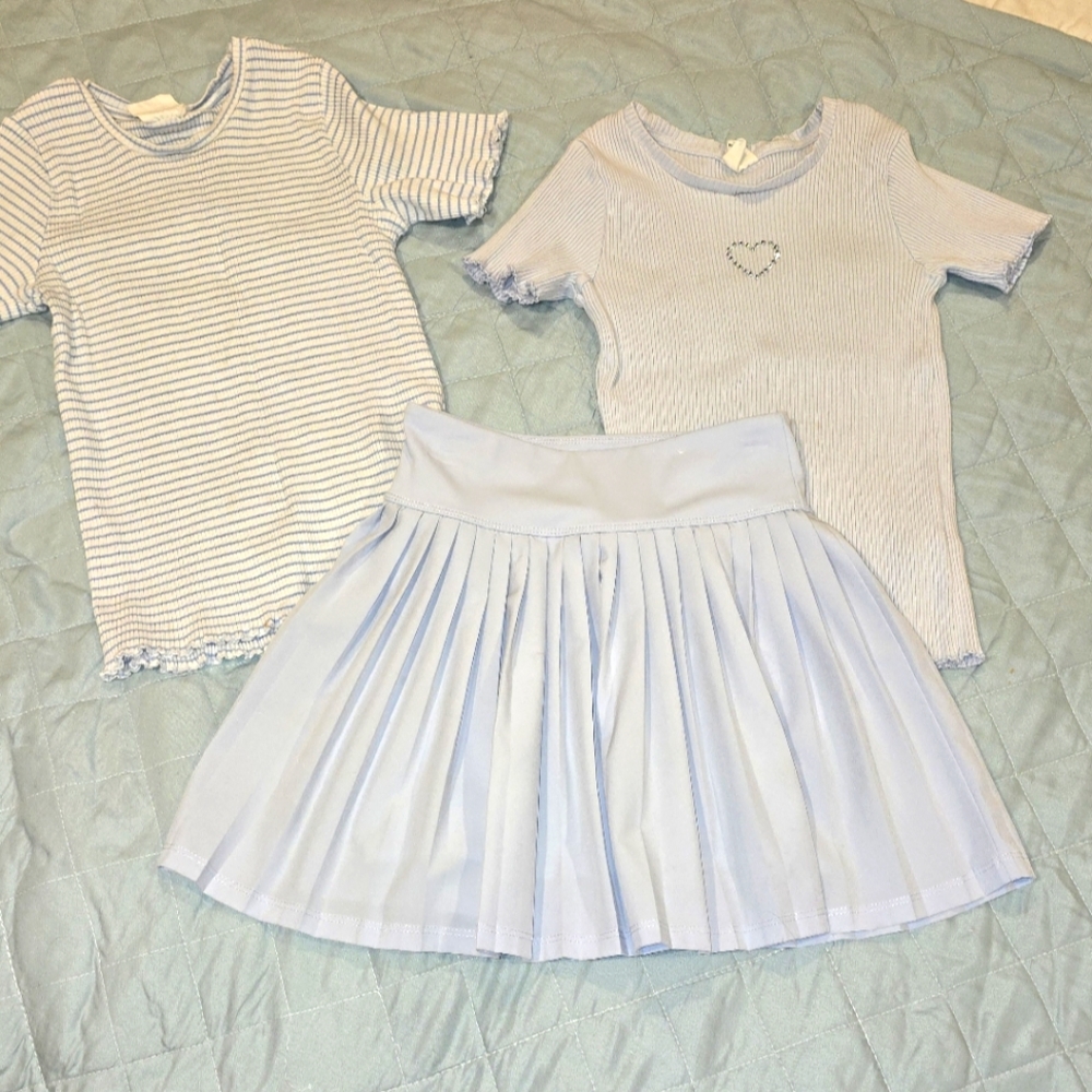 Cotton On Blue Skirt with Ruffled Details